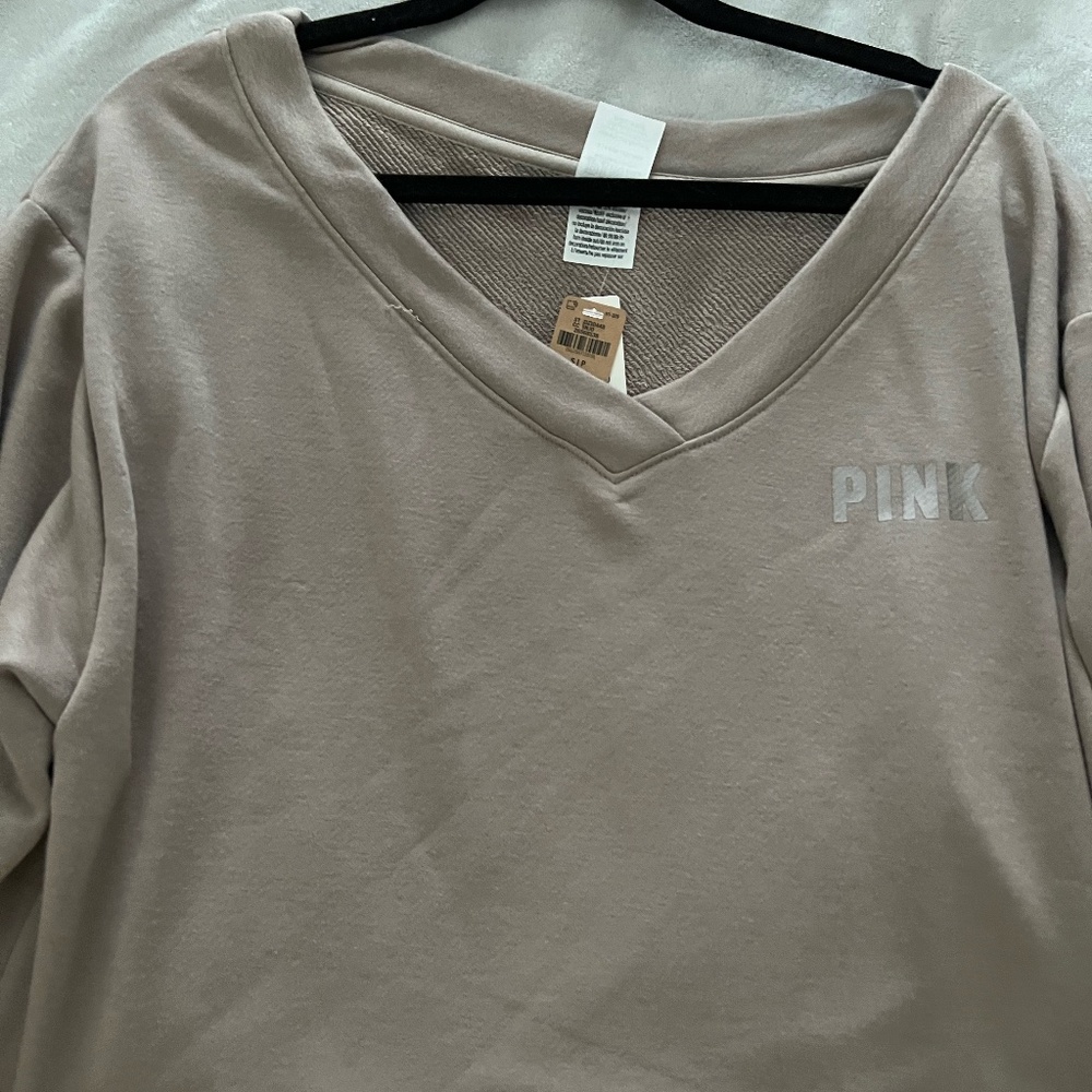 PINK Victoria's Secret Better Soft French Terry V Neck